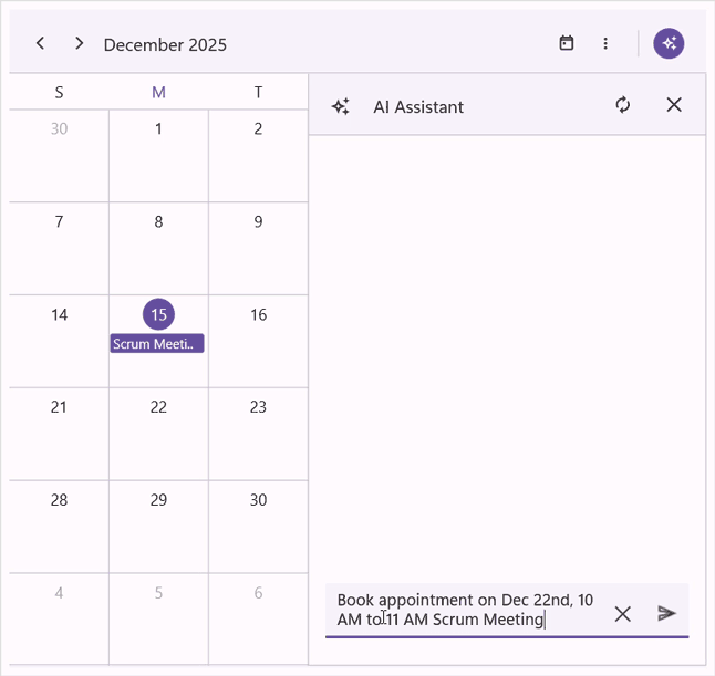Smart Scheduler appointment creation